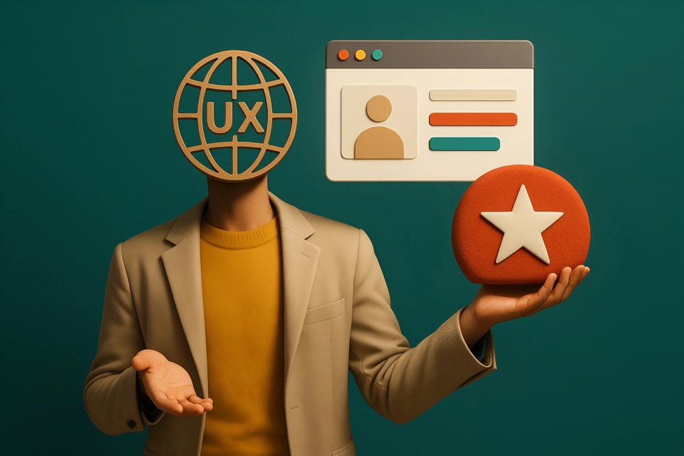 User experience design concept image