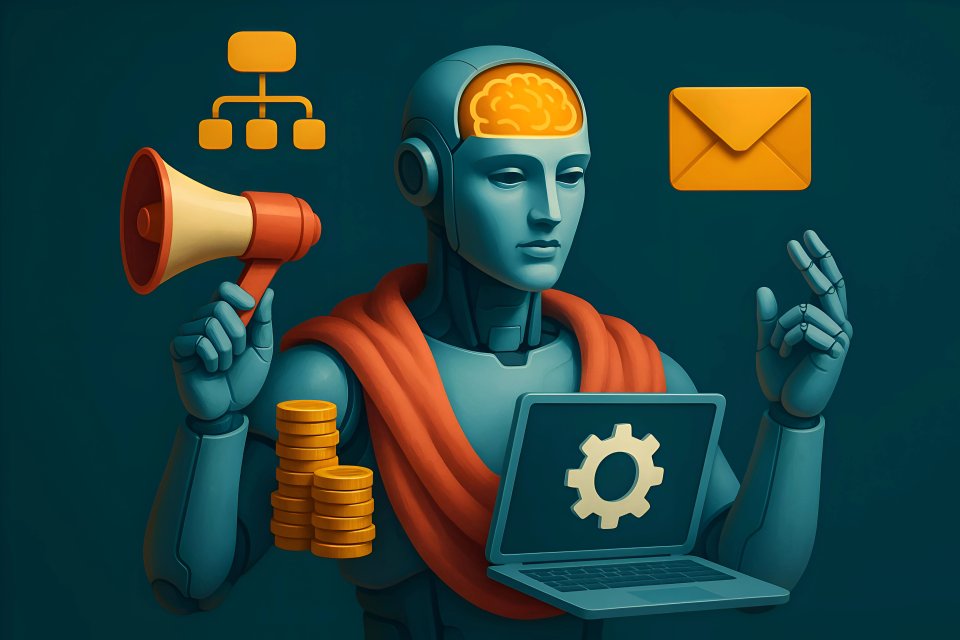 Robot, der anvender digitale kommunikationsværktøjer